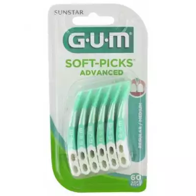 Gum Soft Picks Advanced Pointe Interdentaire Standard B/60 à LE-TOUVET